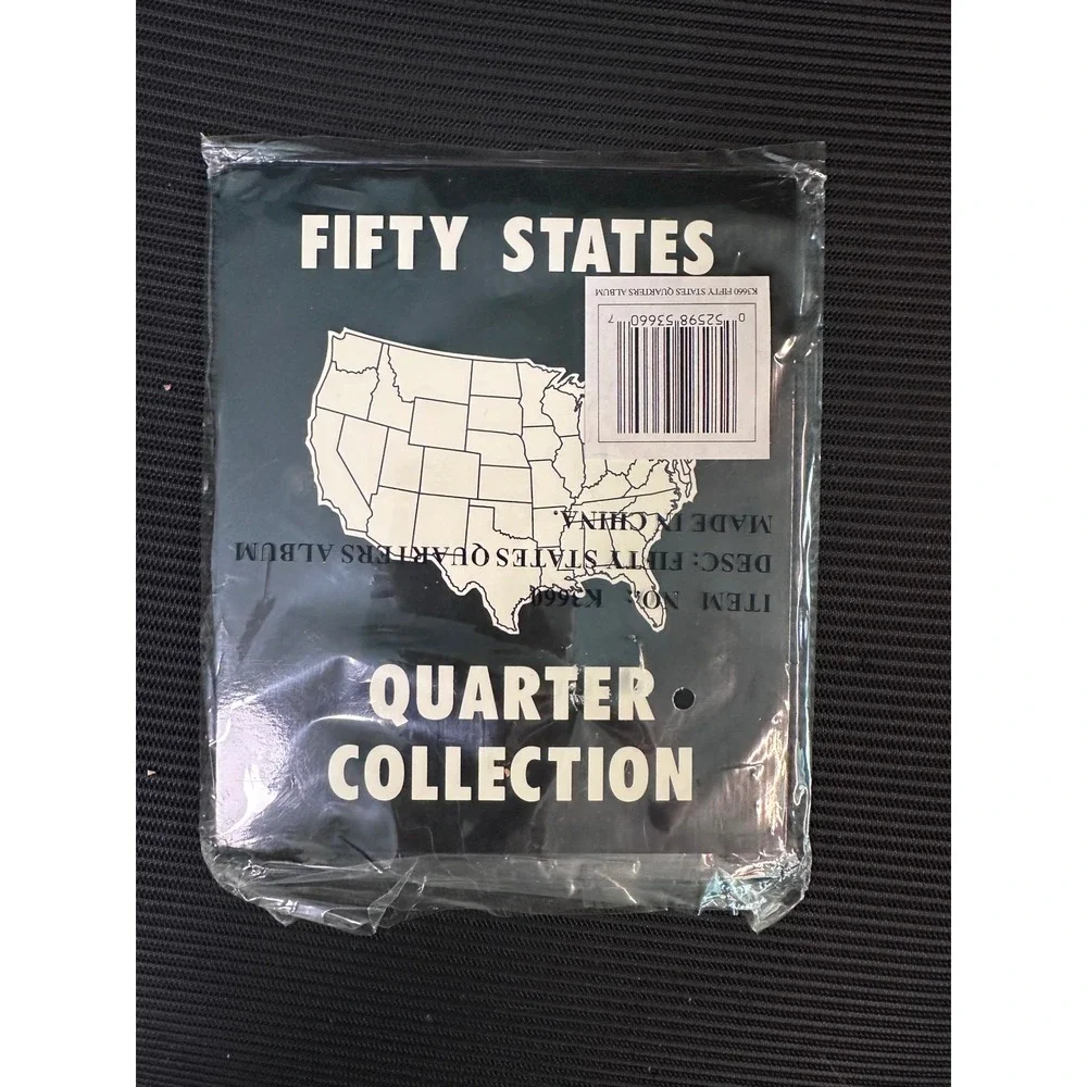 Fifty States Quarter‎ Collection Album Coin Holder Collector Map New Sealed